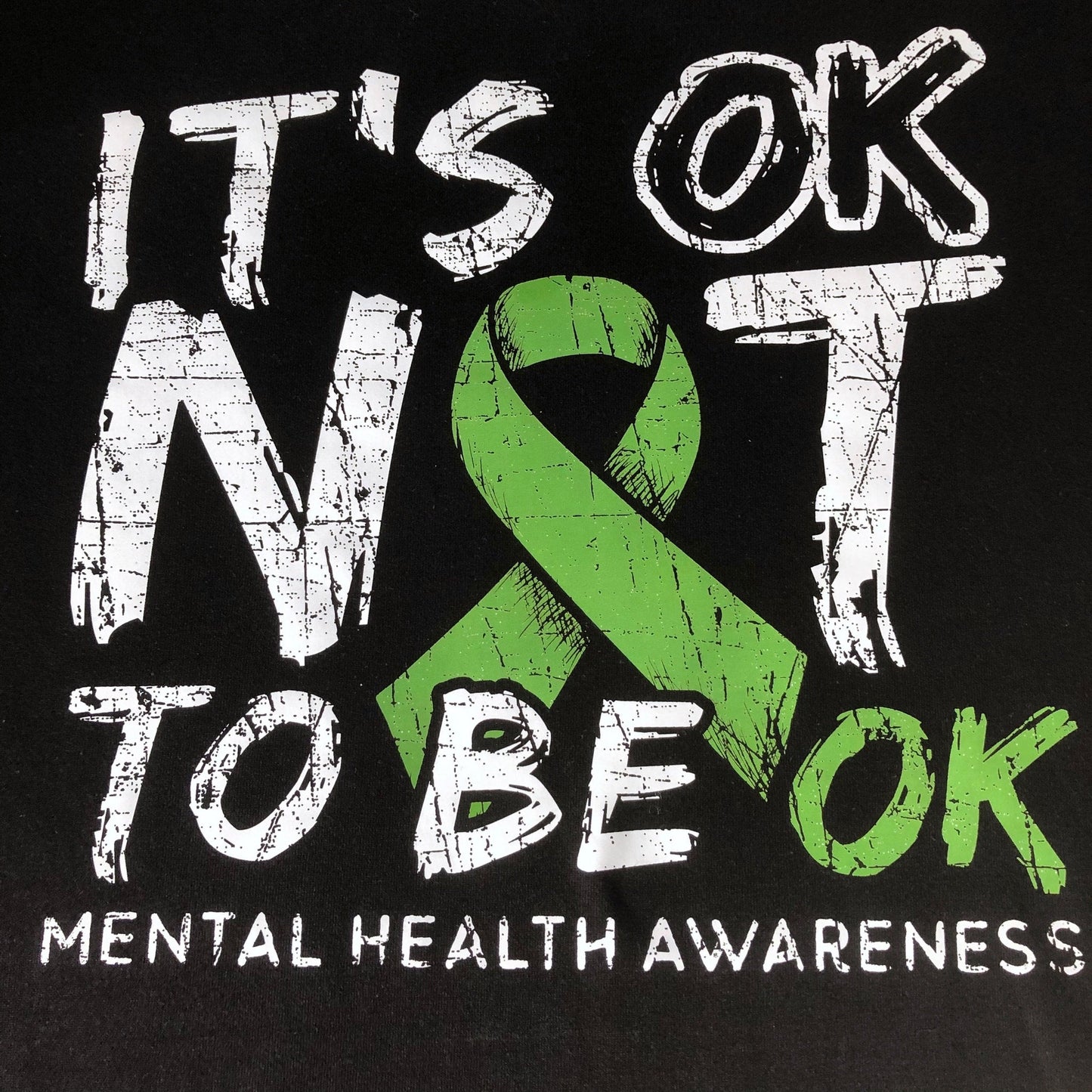 Mental Health Awareness V Neck T-Shirt, It's OK Not To Be OK, Unisex Jersey Short Sleeve V-Neck Tee Shirt Top