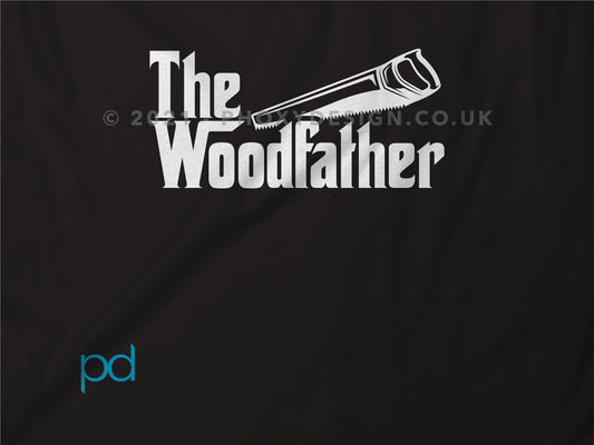 Funny Carpenter Hoodie, Woodfather Parody Gift Idea, Humorous Woodworking Joiner Pullover Hoody, Handsaw Clean