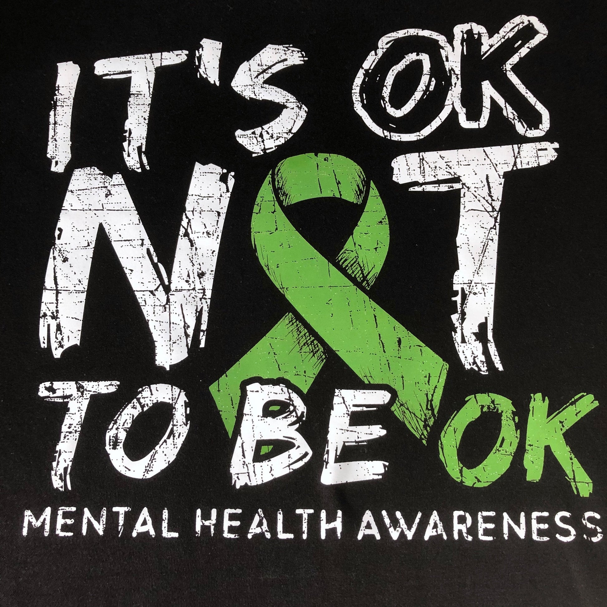 Mental Health Awareness Womens T-Shirt, It&#39;s OK Not To Be OK, Women&#39;s Fitted Jersey Short Sleeve T Shirt Tee Top
